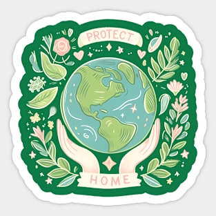 Protect Home (EARTH) - Earth Day Sticker